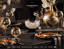 Tablet Screenshot of antoniuscaviar.com